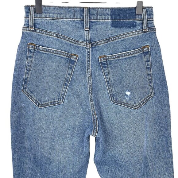 Abercrombie & Fitch Jeans 26 Curve Love 90s Slim Straight Denim Casual Ripped - Picture 5 of 8